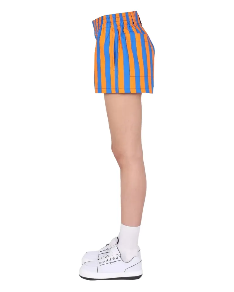 SUNNEI striped shorts - Orange Orange