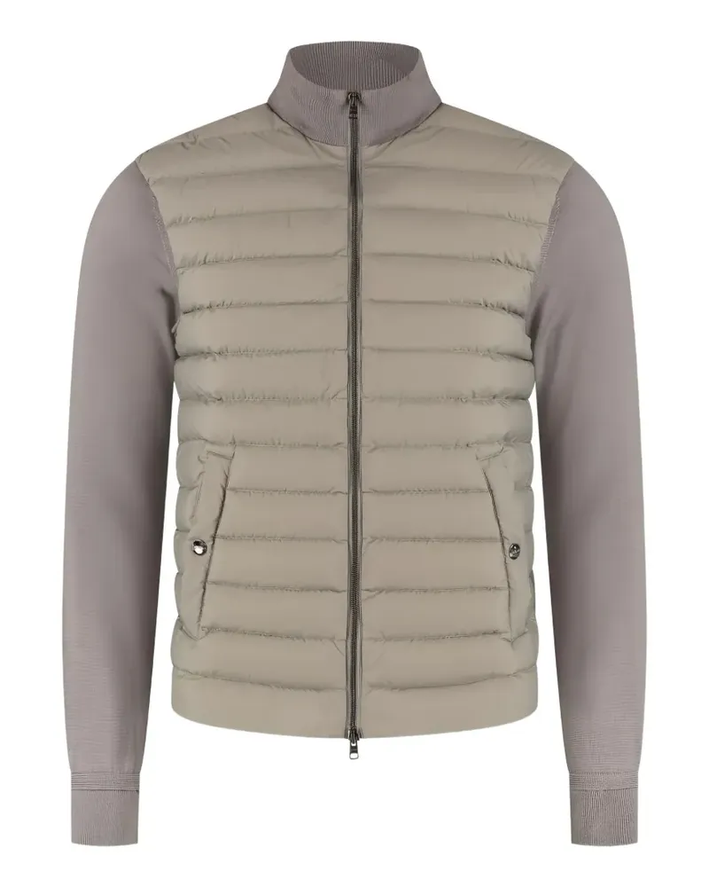 Herno padded panelled jacket - Grau Grau