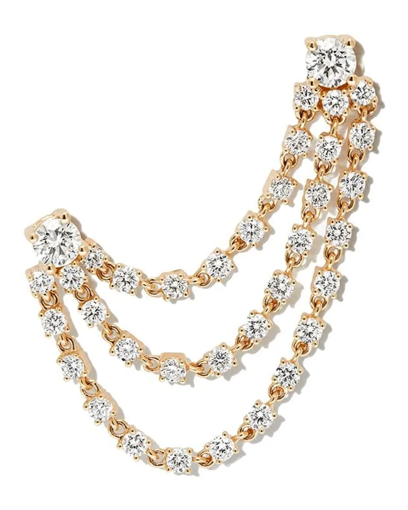 ANITA KO 18kt Gelbgoldohrring mit Diamanten Gold