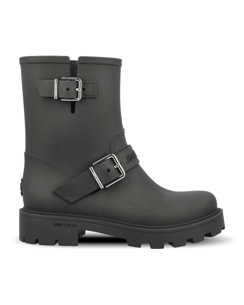 Jimmy Choo buckled biker boots - Schwarz Schwarz