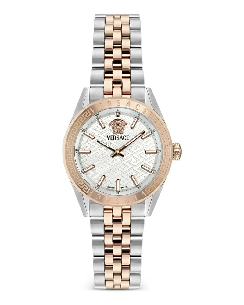 Versace V-Code Armbanduhr 36mm - Weiß Weiß