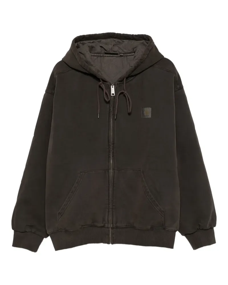 Carhartt WIP Vista garment-dyed hoodie - Braun Braun