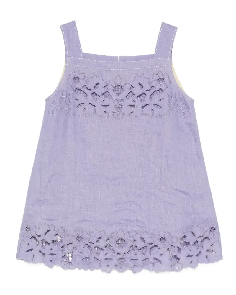 VITA KIN Galatea Oberteil mit eckigem Ausschnitt - Violett Violett