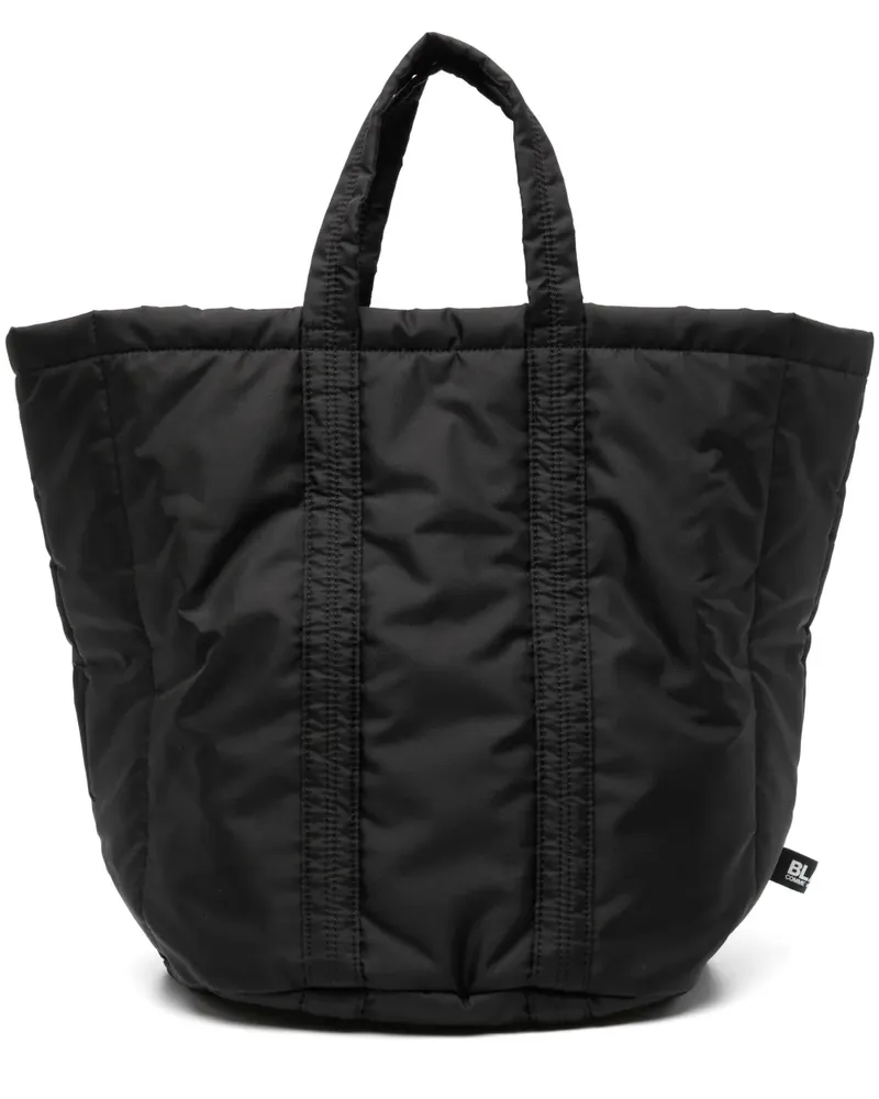 Comme des Garçons Kleine zirkuläre Tote Bag - Schwarz Schwarz