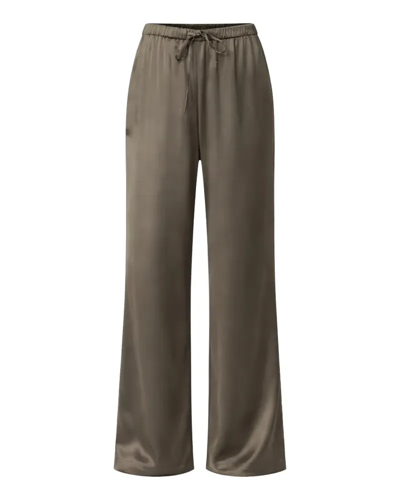 Reformation Olina silk trousers - Braun Braun