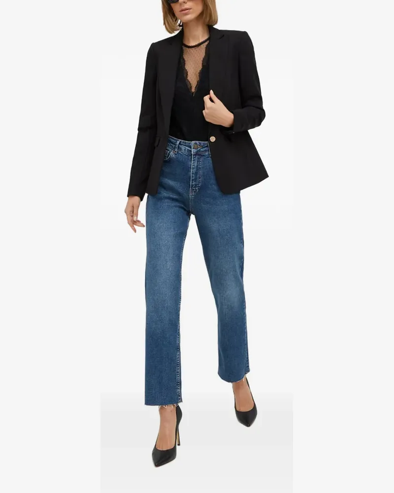 Morgan button-cuff blazer - Schwarz Schwarz