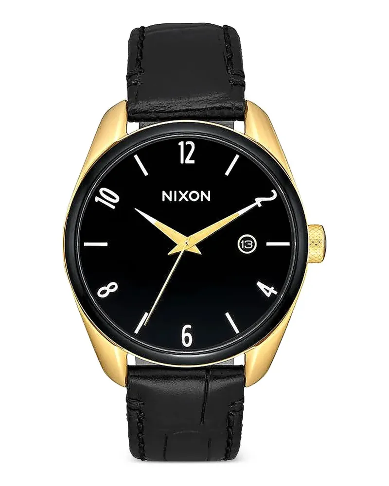 Nixon Bullet Armbanduhr 39mm - Schwarz Schwarz