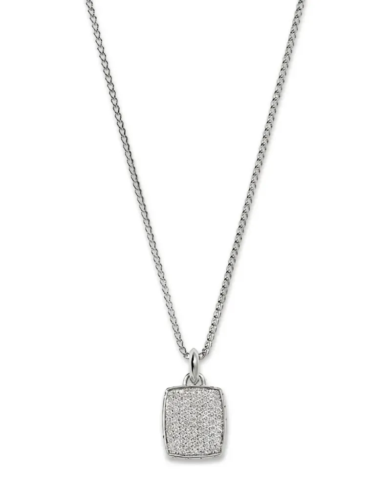 John Hardy Tag Halskette - Silber Silber