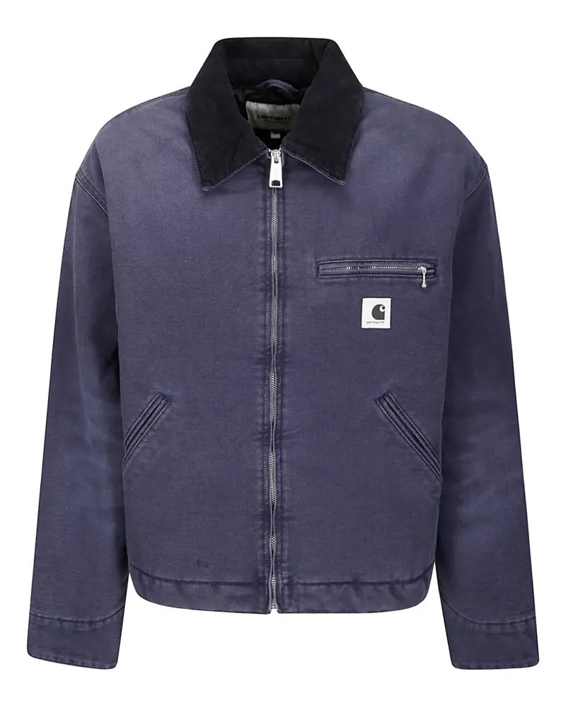 Carhartt WIP Bomberjacke mit Logo-Patch - Blau Blau