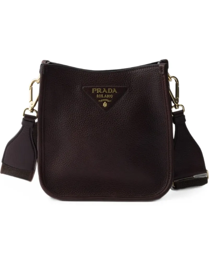 Prada mini leather shoulder bag - Braun Braun