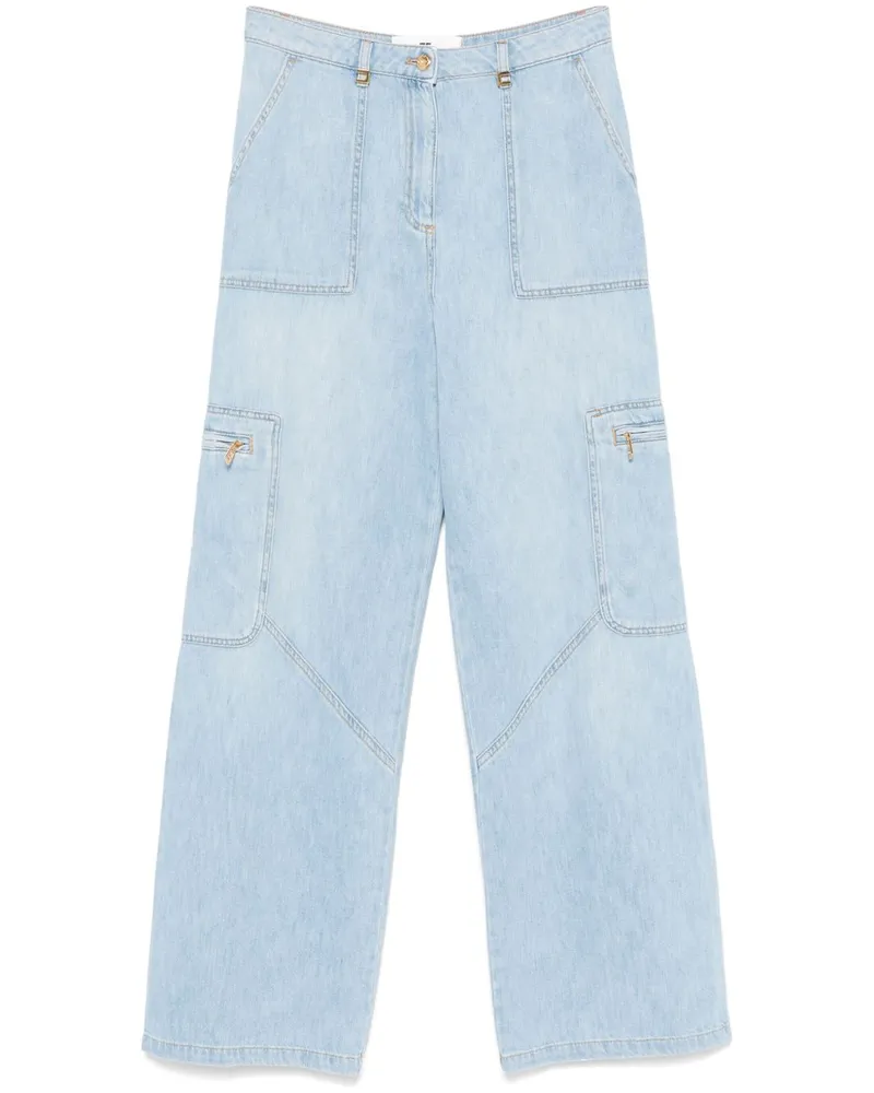 Elisabetta Franchi Cargo-Jeans - Blau Blau