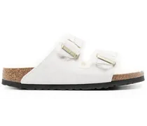 Arizona shearling-lined leather sandals - Weiß