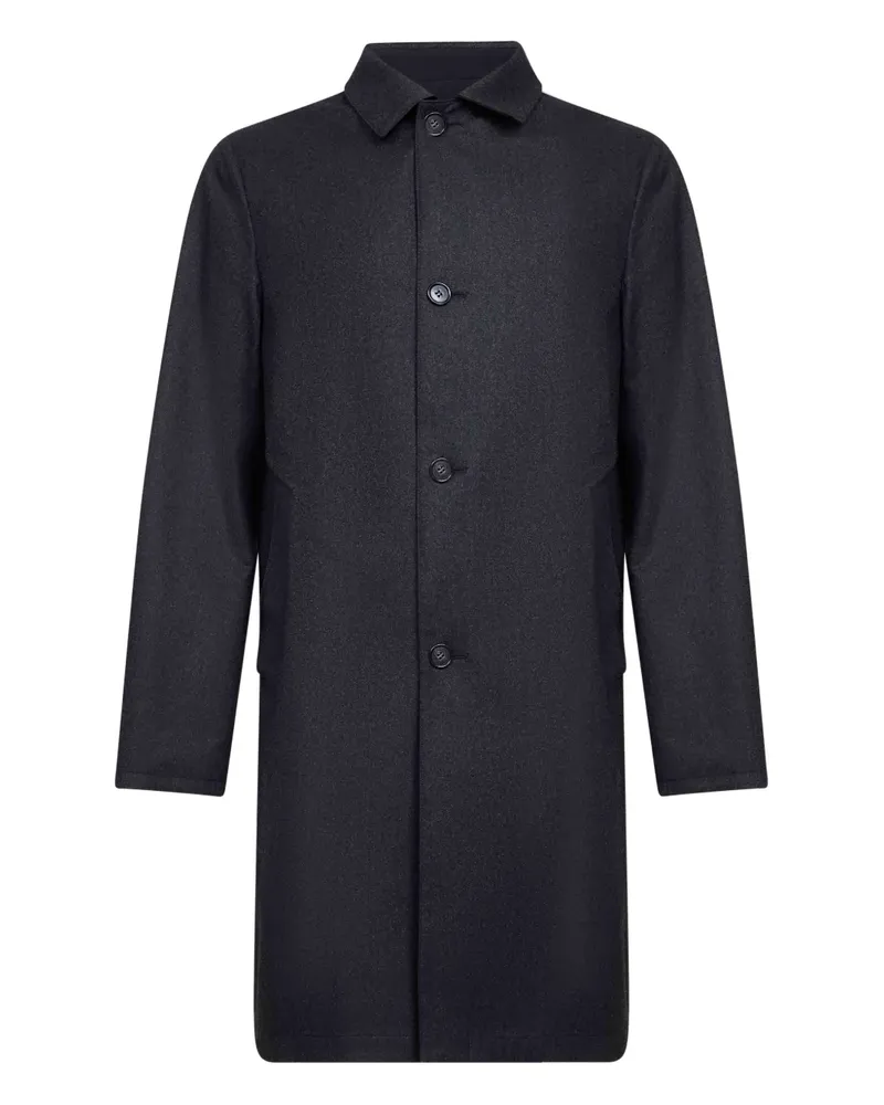 D4.0 Wendbarer Mantel - Schwarz Schwarz