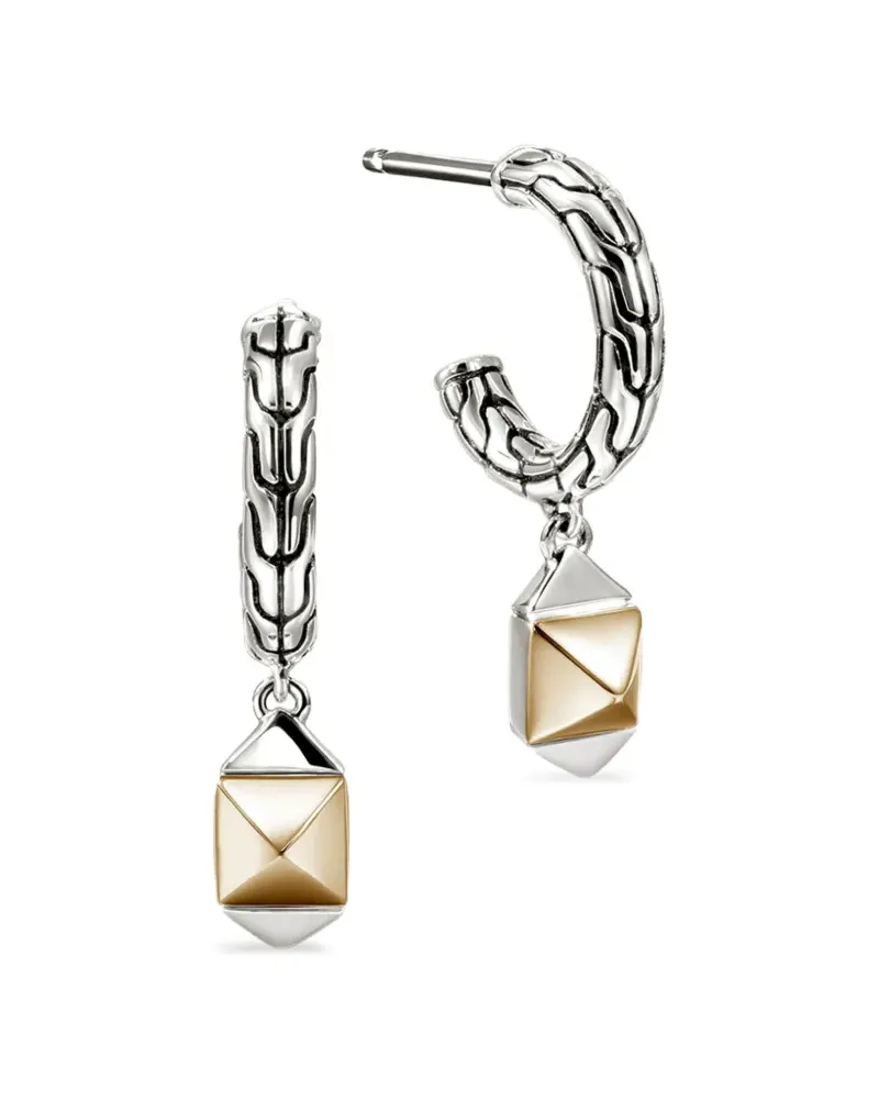 John Hardy sterling silver stud earrings - Silber Silber