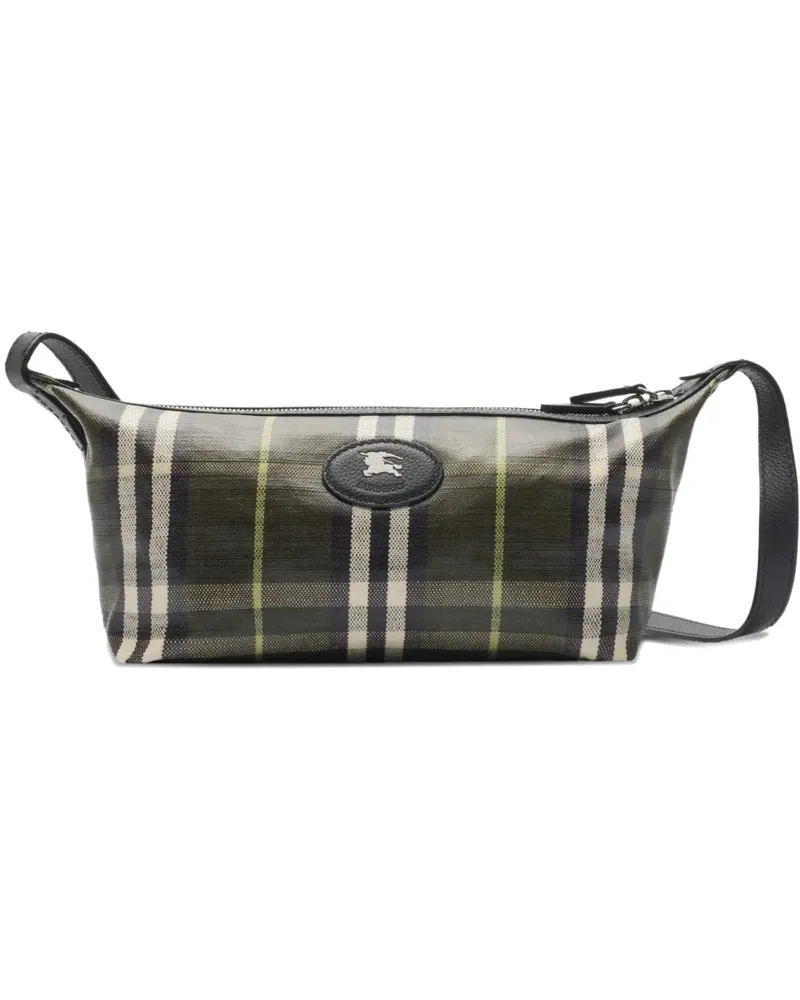 Burberry Schultertasche mit Logo-Patch - Grün Grün