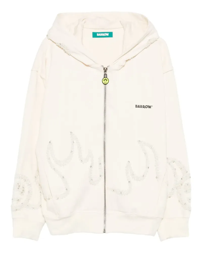 BARROW Verzierte Kapuzenjacke - Weiß Weiß