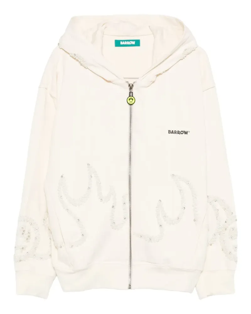 BARROW Verzierte Kapuzenjacke - Weiß Weiß