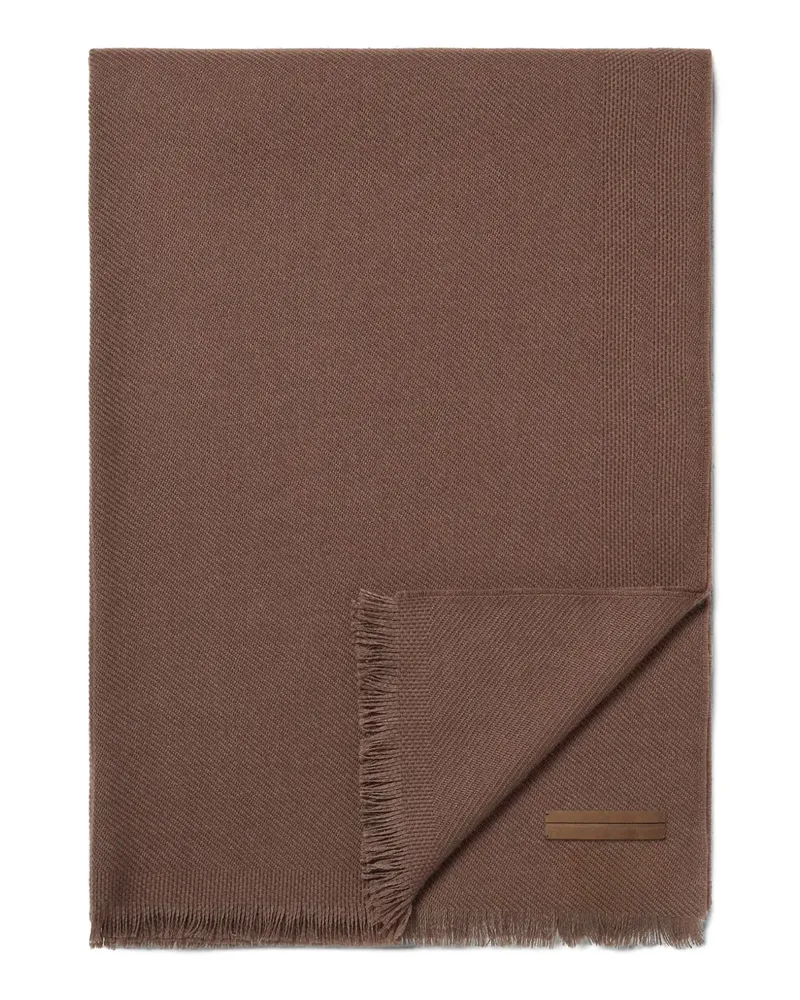 Ermenegildo Zegna Schal aus Kaschmir - Braun Braun
