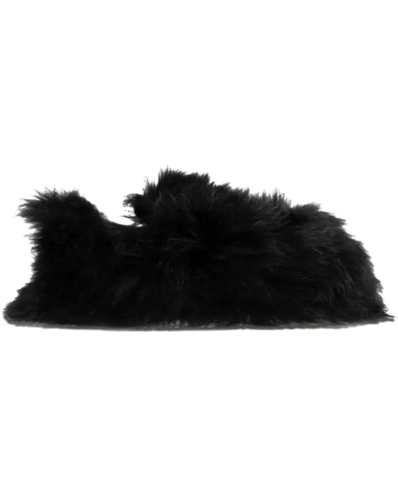Moncler Snug Ballerinas aus Shearling - Schwarz Schwarz
