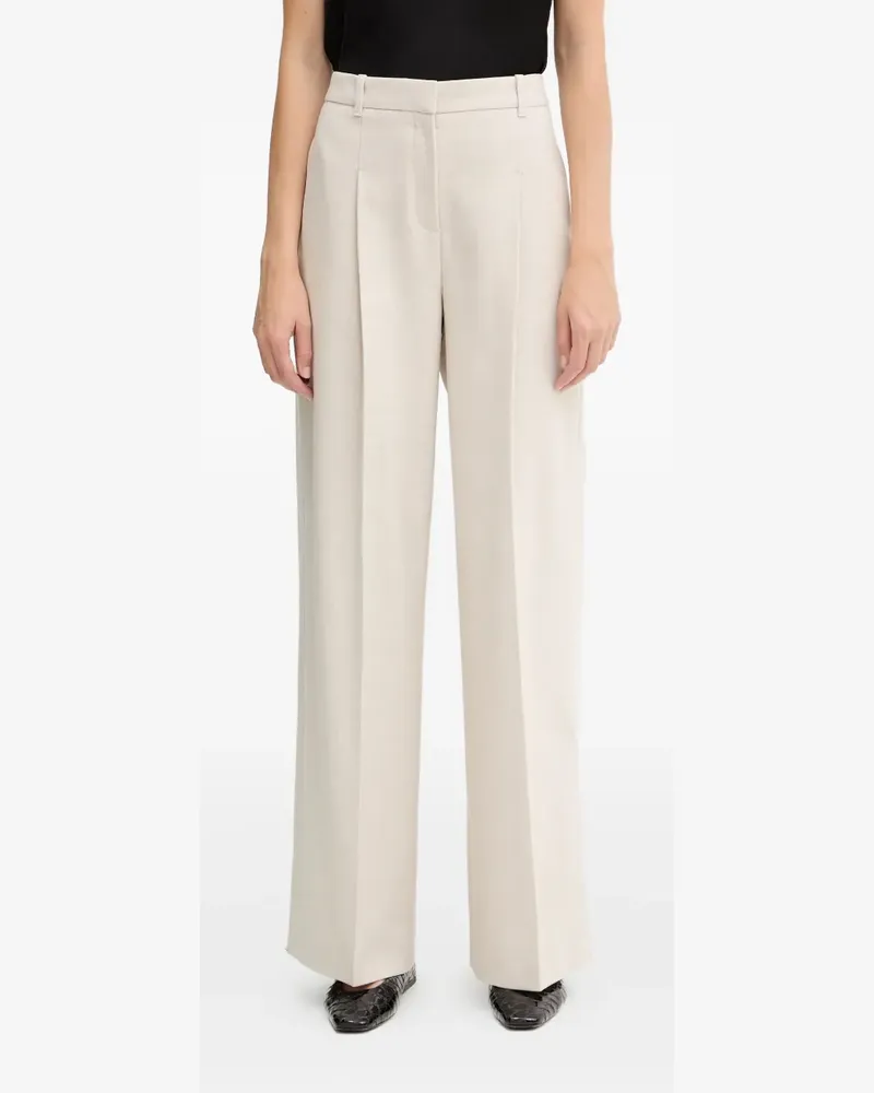 HUGO BOSS pleated-front trousers - Nude Nude