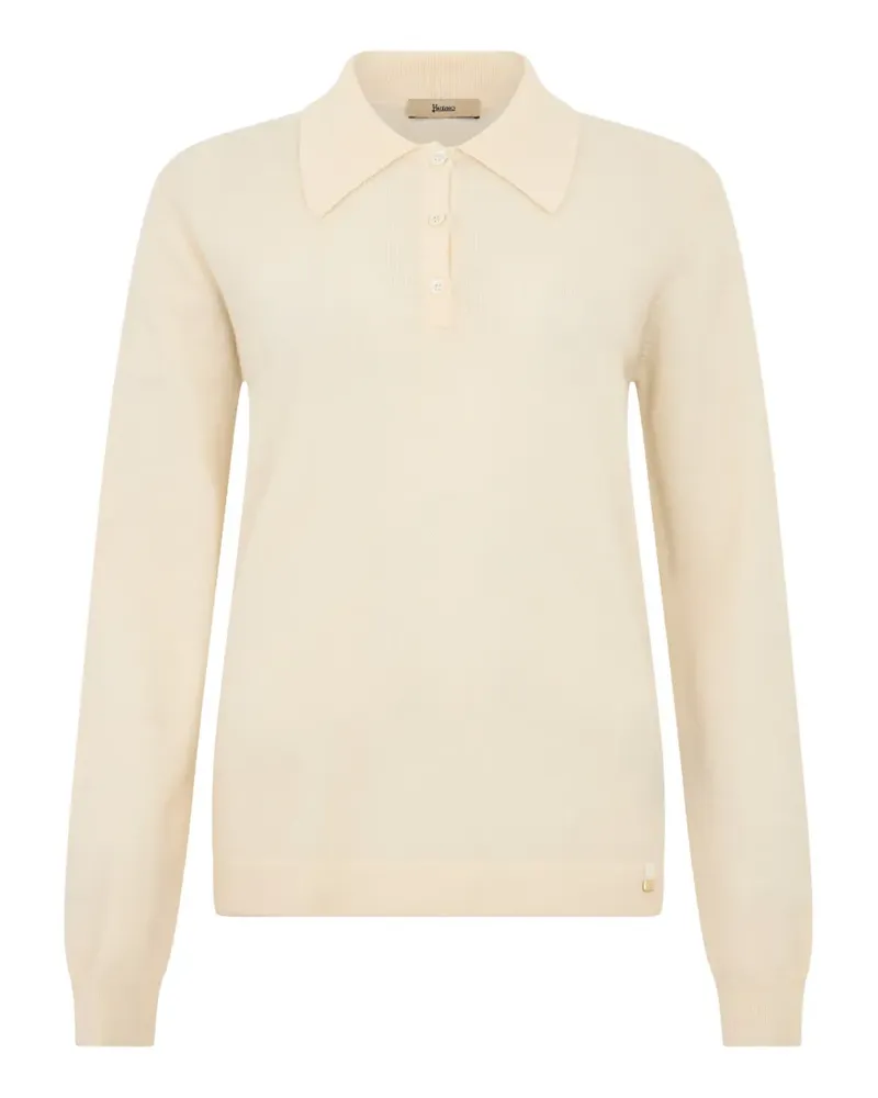 Herno Langärmeliges Poloshirt - Nude Nude
