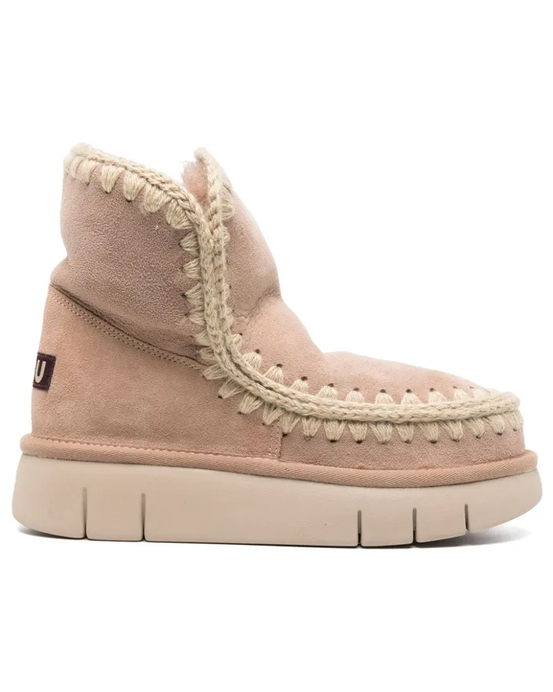 Mou Eskimostiefel aus Wildleder - Rosa Rosa