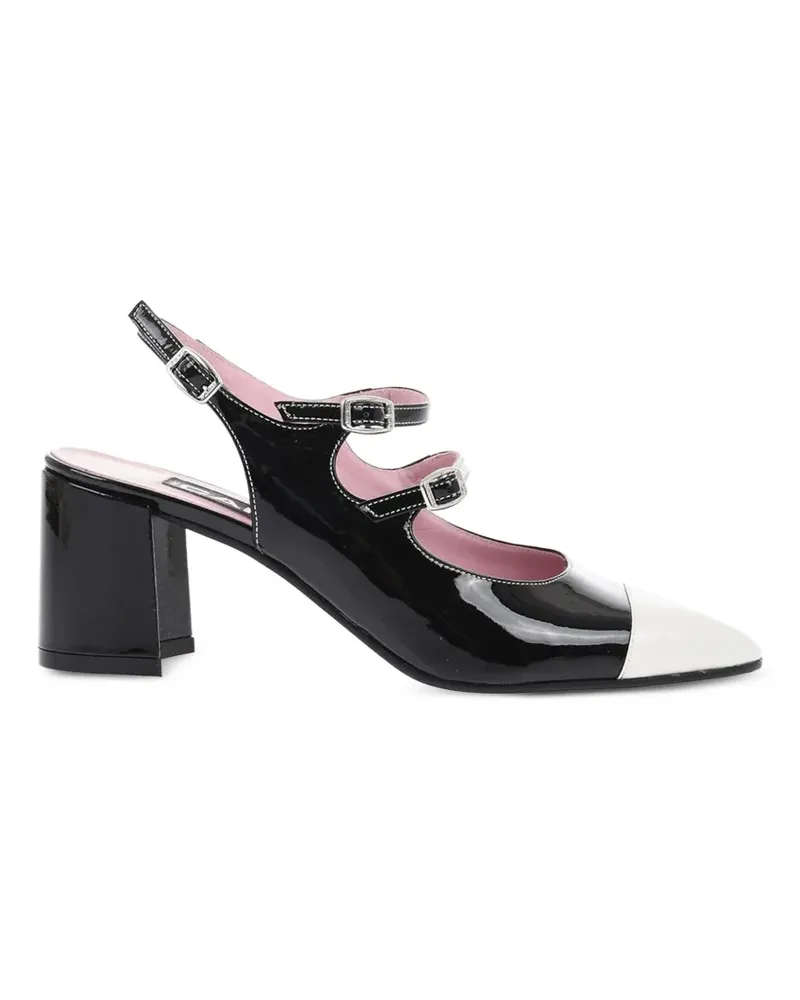 Carel Papaya patent-leather Mary Jane pumps - Schwarz Schwarz