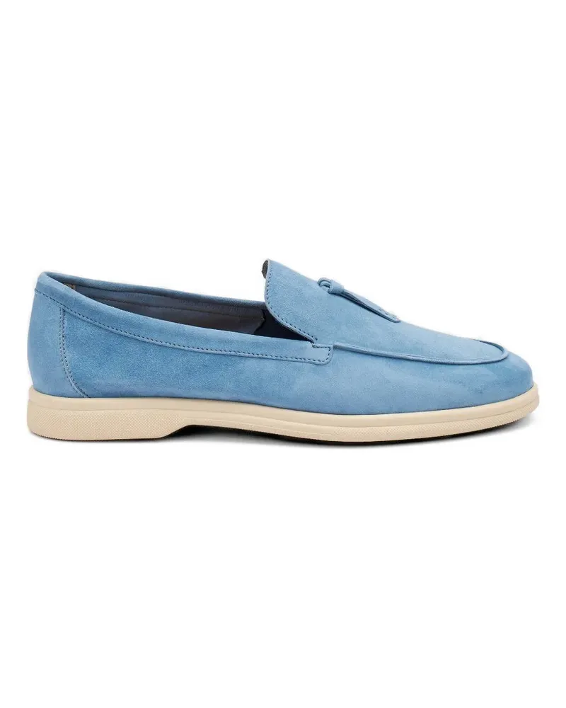 FRAU tassel-detail suede loafers - Blau Blau