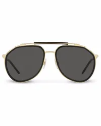 Dolce & Gabbana Getönte Pilotenbrille Schwarz