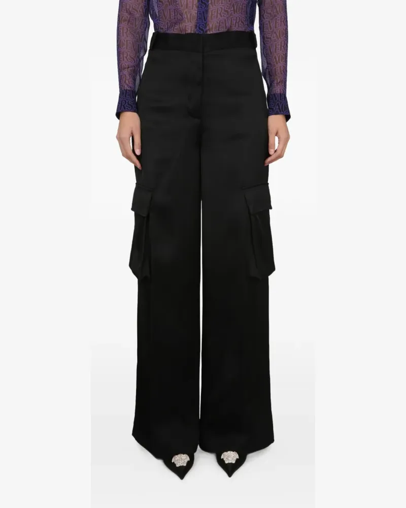 Versace cargo duchesse trousers - Schwarz Schwarz