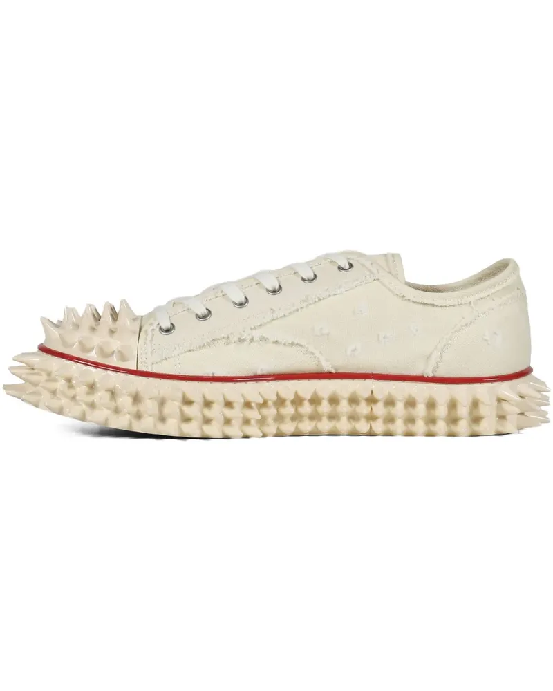 Doublet Sneakers mit Nieten - Weiß Weiß