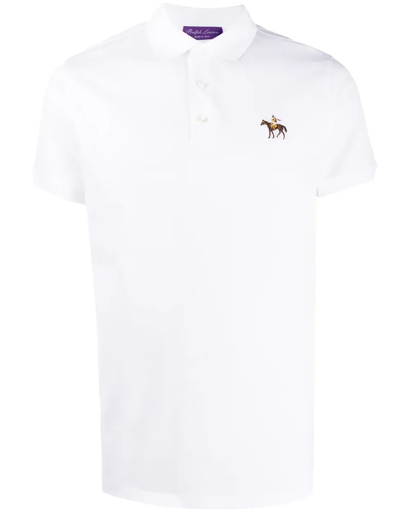 Ralph Lauren Poloshirt mit Logo-Stickerei - Weiß Weiß