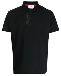 Ports V Poloshirt mit Logo-Streifen Black