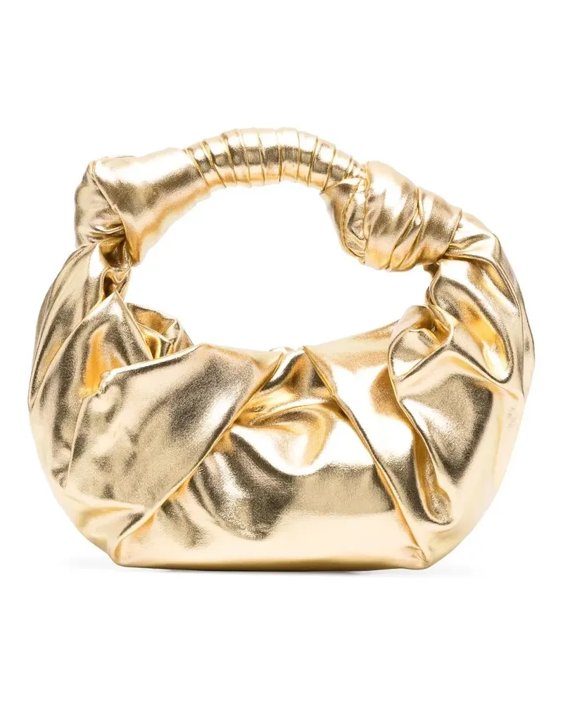 Simon Miller Schultertasche mit Raffungen - Gold Gold