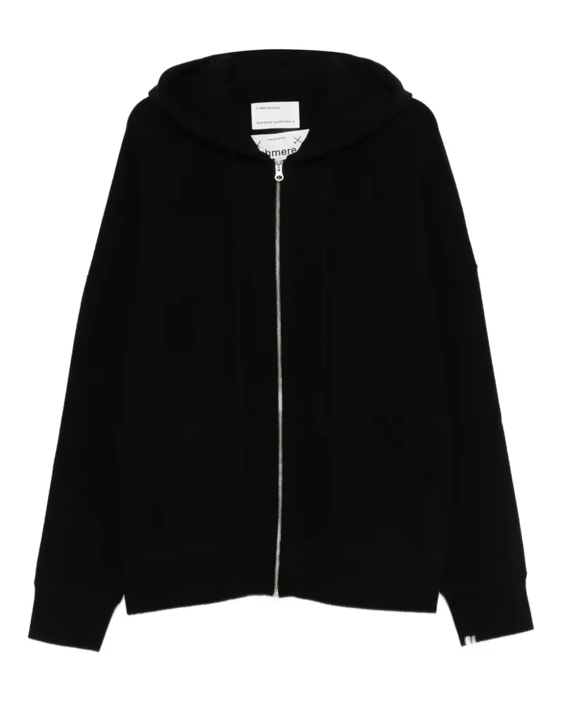 extreme cashmere Donnie zip-up hoodie - Schwarz Schwarz