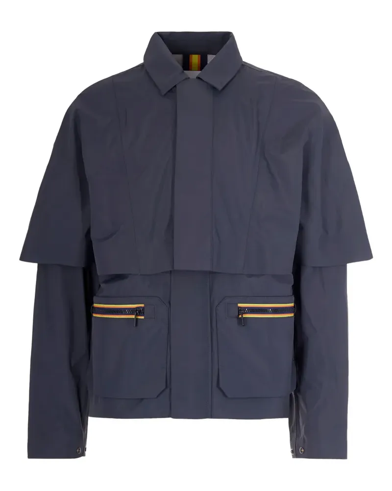 K-Way Hemdjacke mit Reißverschluss - Blau Blau