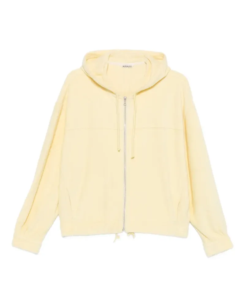 AURALEE zip-fastening sweatshirt - Gelb Gelb