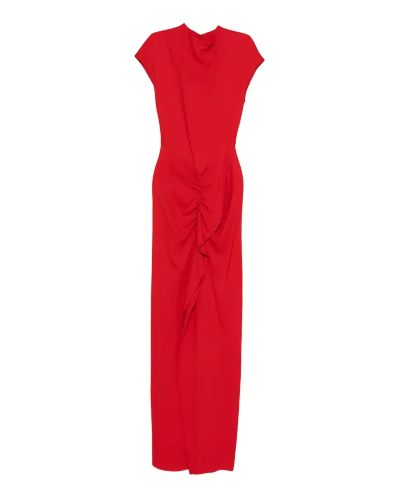 TOVE Beth draped maxi dress - Rot Rot