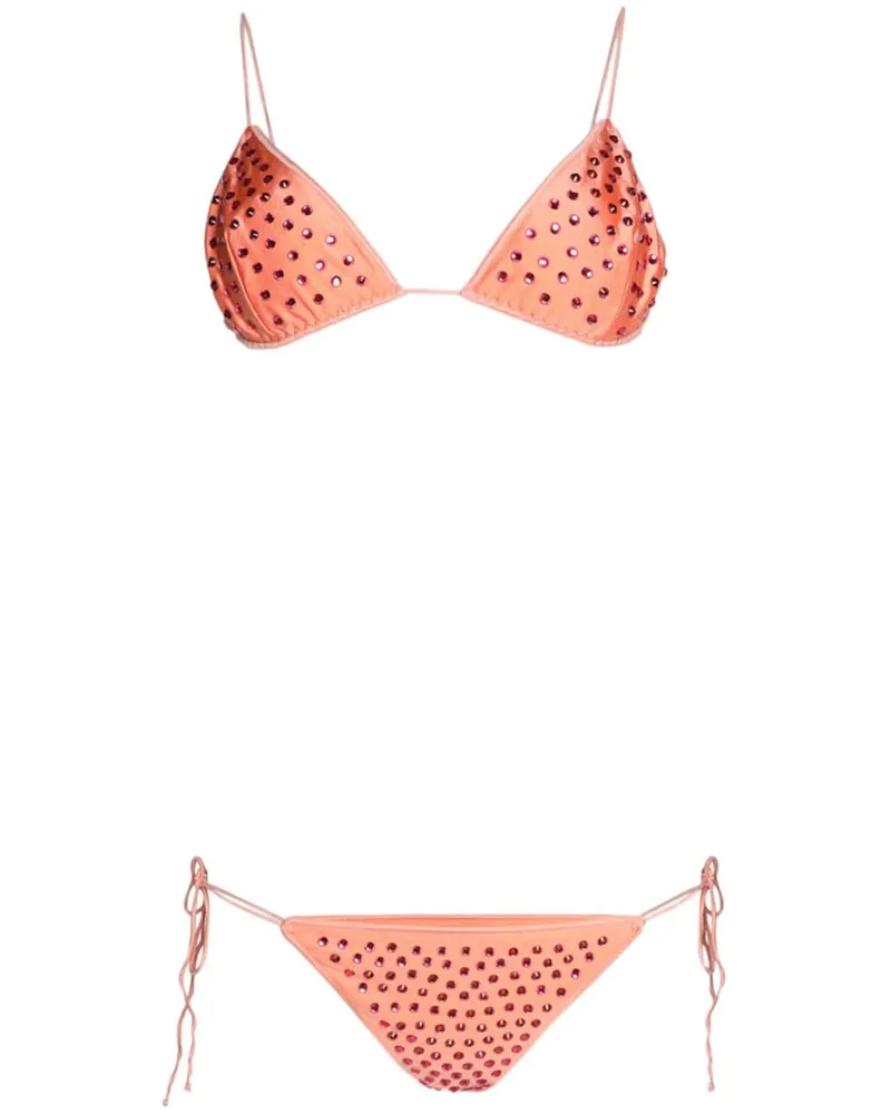 Oséree Gem Bikini mit Kristallen - Rosa Rosa