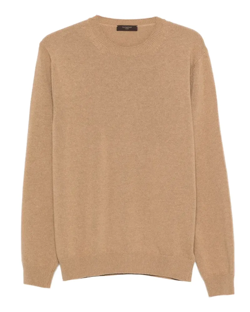 Zanone Pullover mit Rundhalsausschnitt - Nude Nude