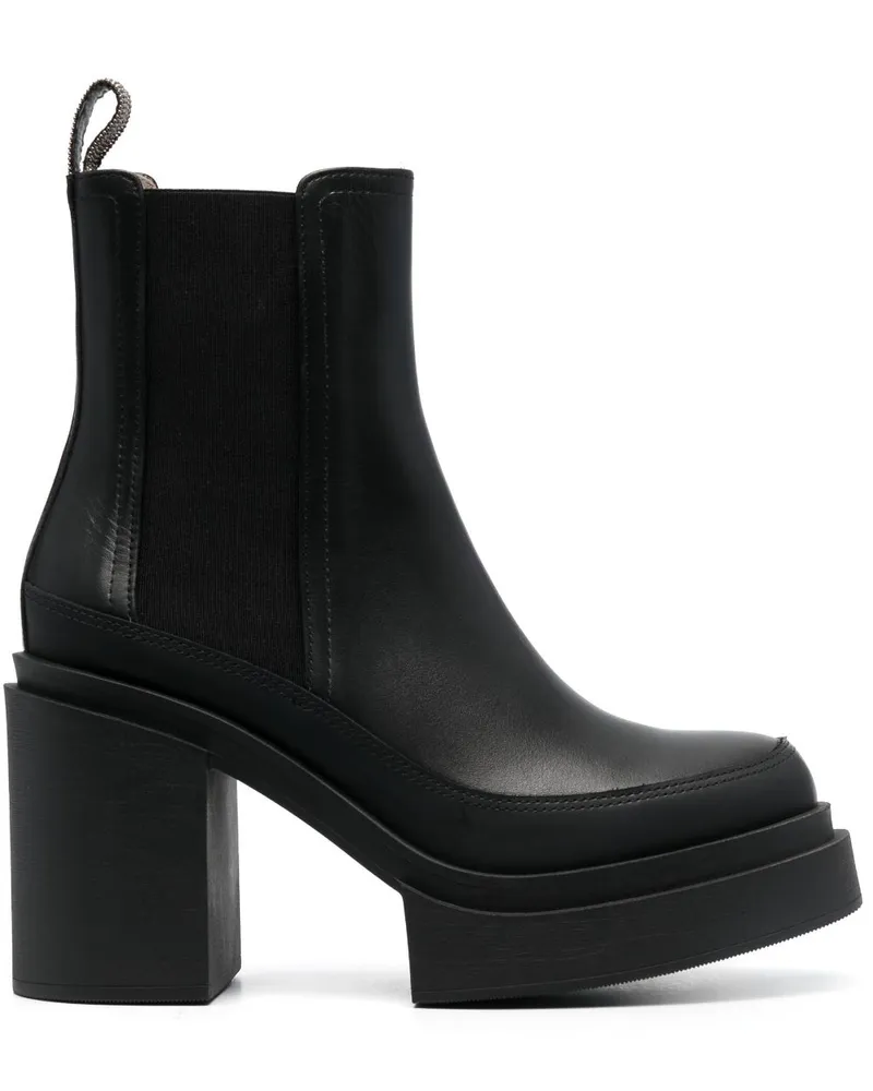 Fabiana Filippi Stiefel mit dicker Sohle - Schwarz Schwarz