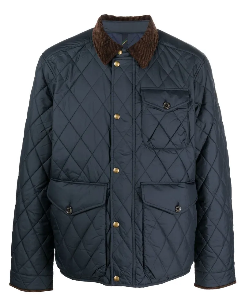 Ralph Lauren Gesteppte Jacke mit Beuteltaschen - Blau Blau