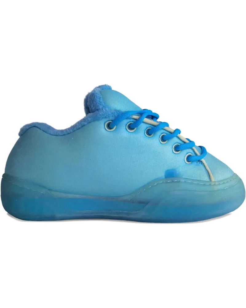 ERL Skate Sneakers mit Faux Fur - Blau Blau