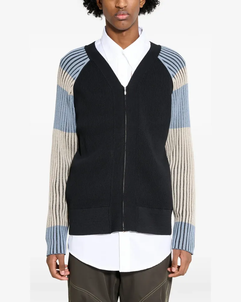KIKO KOSTADINOV striped cardigan - Schwarz Schwarz