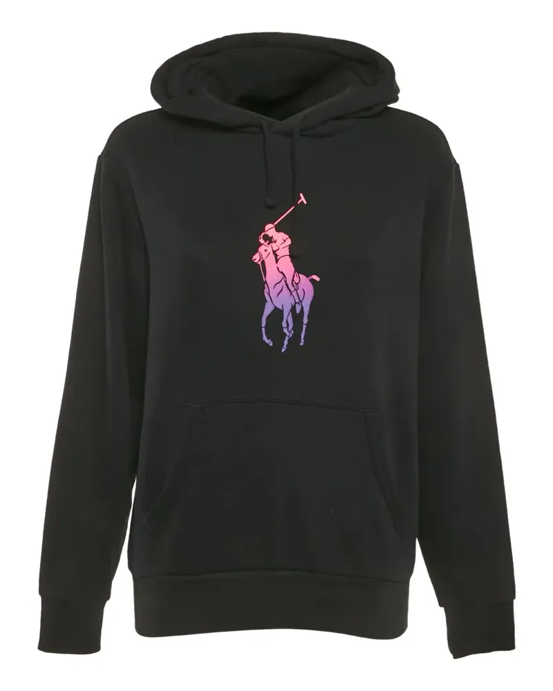 Ralph Lauren Hoodie mit Print-Detail - Schwarz Schwarz