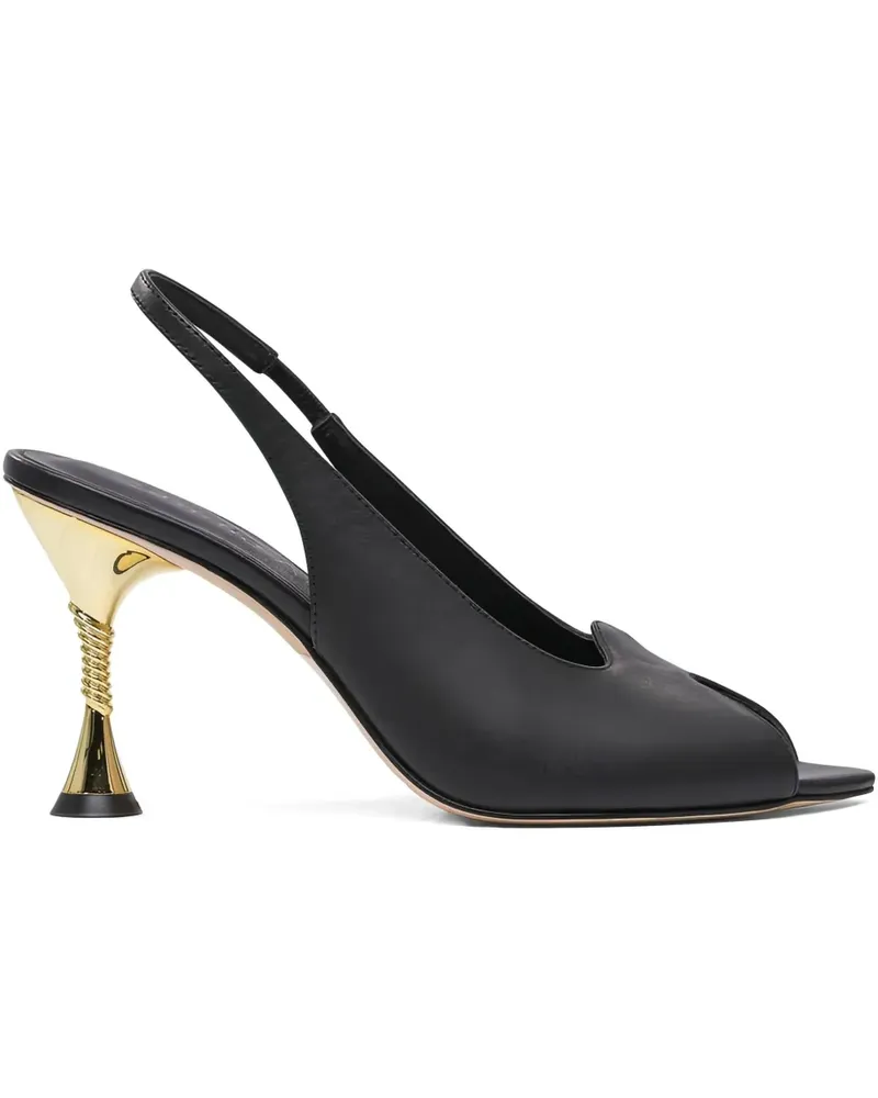Studio Amelia Helix Slingback-Pumps 90mm - Schwarz Schwarz
