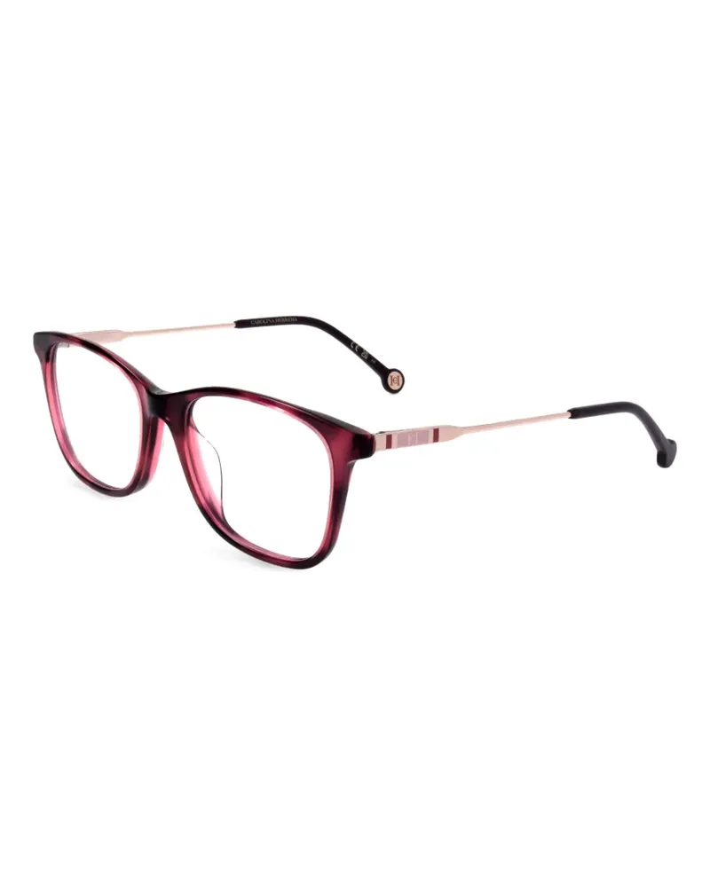 Carolina Herrera New York Brille mit eckigem Gestell - Rosa Rosa