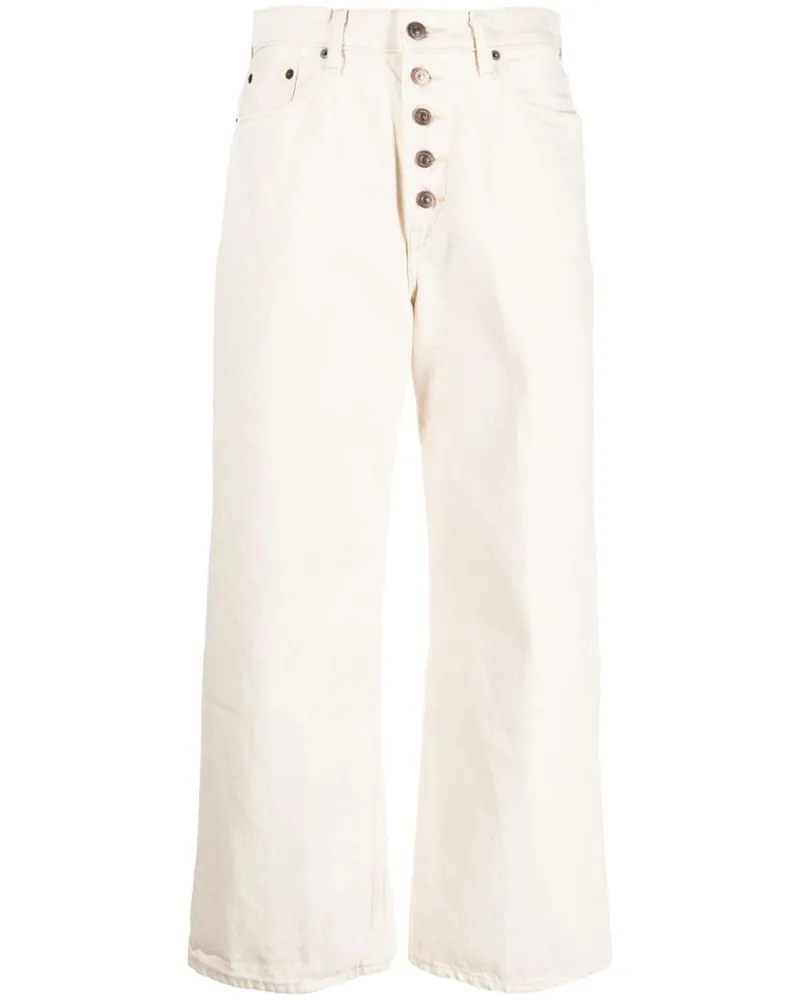 Ralph Lauren Cropped-Hose mit weitem Bein - Nude Nude