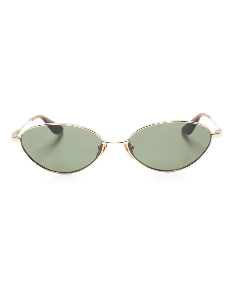 GIGI STUDIOS Sonnenbrille mit ovalem Gestell - Gold Gold