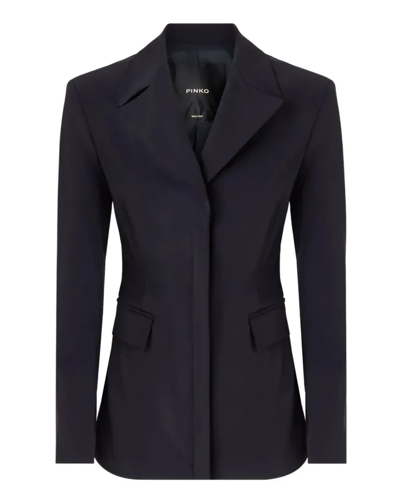 Pinko Blazer mit fallendem Revers - Schwarz Schwarz